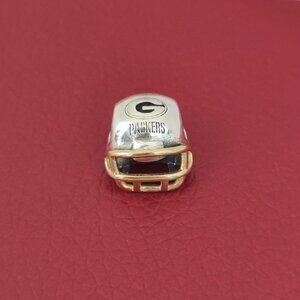 Green Bay Packers Charm Football Helmet Charm Pendant S925 ALE